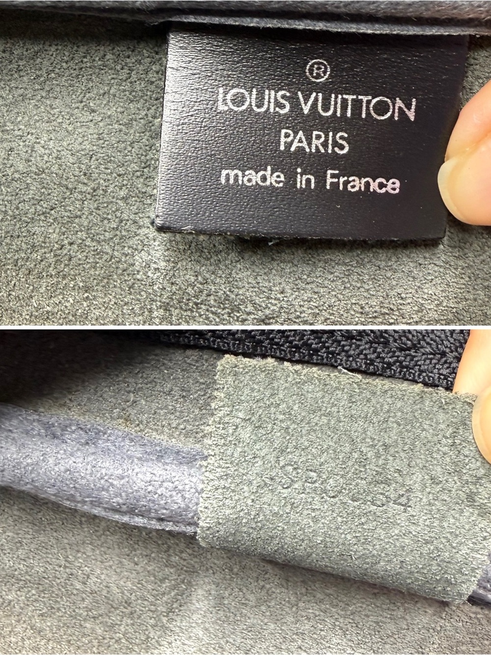 Authentic LOUIS VUITTON Taiga Kendall PM unisex travel bag M30122 LV black - Picture 14 of 15